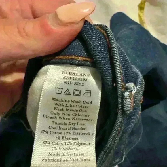 Everlane Women’s Mid Rise Jeans Medium Wash Denim Size 27 Regular - Picture 13 of 16